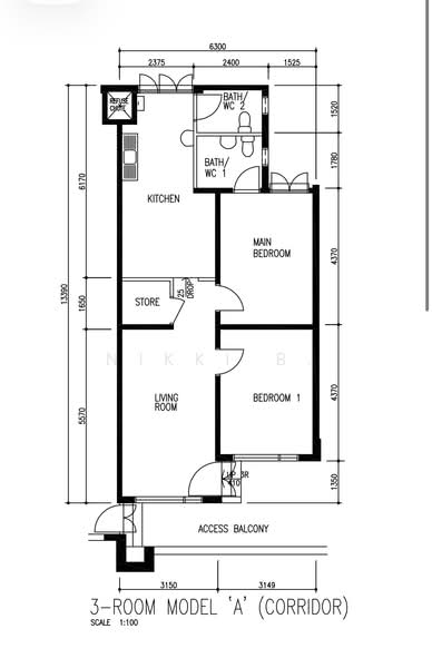 416 Bukit Batok West Avenue 4, 416 Bukit Batok West Avenue 4, 2 Bedrooms, 786 sqft, HDB Flat For Sale, by Nikki B., 500156859 - PropertyGuru.com.sg
