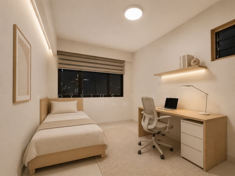 637 Veerasamy Road, 637 Veerasamy Road, 2 Bedrooms, 786 sqft, HDB Flat For Sale, by Aloysius Thomas Tan, 500156875 - Bedroom - PropertyGuru.com.sg