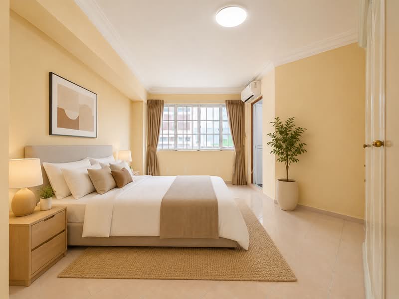 830 Hougang Central, 830 Hougang Central, 4 Bedrooms, 1,345 sqft, HDB Flat For Sale, by Luke Lim, 500156882 - Bedroom - Staged Enhanced - PropertyGuru.com.sg