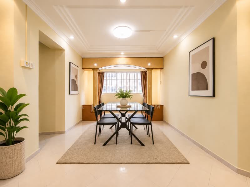 830 Hougang Central, 830 Hougang Central, 4 Bedrooms, 1,345 sqft, HDB Flat For Sale, by Luke Lim, 500156882 - Dining Room Staged Enhanced - PropertyGuru.com.sg
