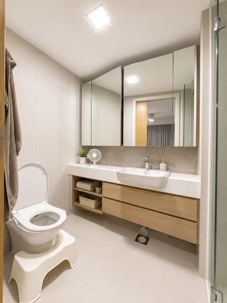 The Lakefront Residences, 48 Lakeside Drive, 2 Bedrooms, 990 sqft, Condominium For Sale, by Terence Tan, 500156884 - Bathroom - PropertyGuru.com.sg