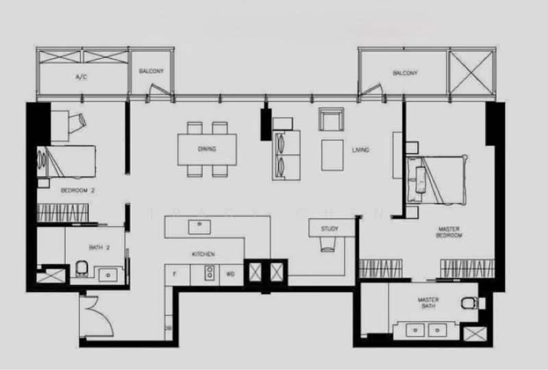 Wallich Residence, 3 Wallich Street, 2 Bedrooms, 1,259 sqft, Condominium For Rent, by Tracy Chen, 500156906 - PropertyGuru.com.sg