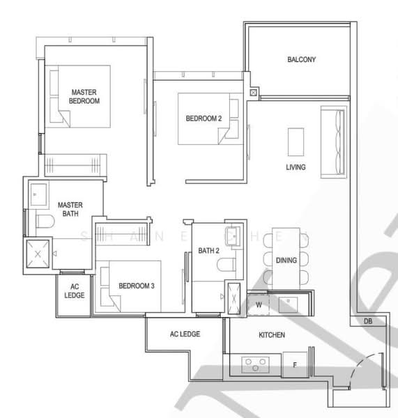 The Florence Residences, 89 Hougang Avenue 2, 3 Bedrooms, 915 sqft, Condominium For Sale, by Shane Chen, 500157008 - PropertyGuru.com.sg