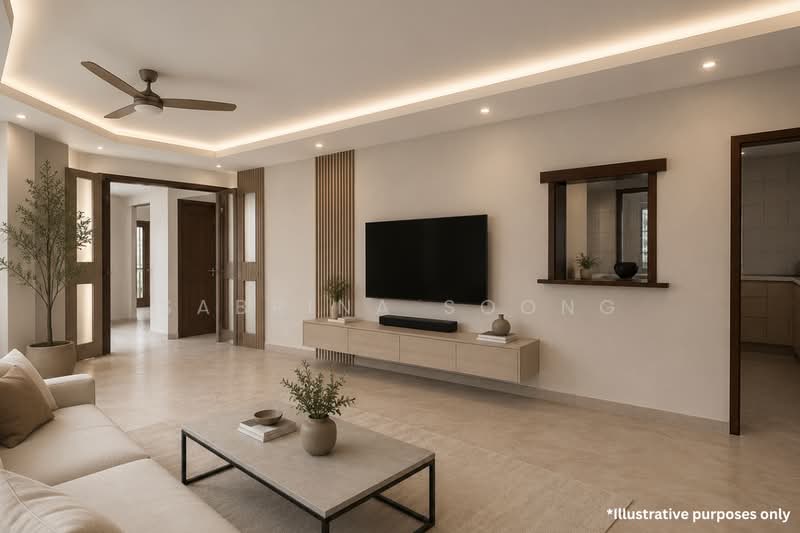 891 Tampines Avenue 8, 891 Tampines Avenue 8, 3 Bedrooms, 1,076 sqft, HDB Flat For Sale, by Sabrina Soong, 500157021 - Living Room - PropertyGuru.com.sg