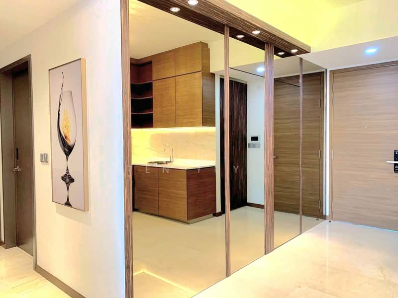 Queens Peak, 1 Dundee Road, 2 Bedrooms, 624 sqft, Condominium For Rent, by Ten Yuyu, 500157061 - Kitchen - PropertyGuru.com.sg
