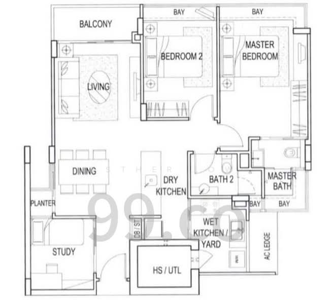 Spring @ Katong, 18 Ceylon Road, 3 Bedrooms, 991 sqft, Apartment For Sale, by Esther Low, 500157065 - PropertyGuru.com.sg