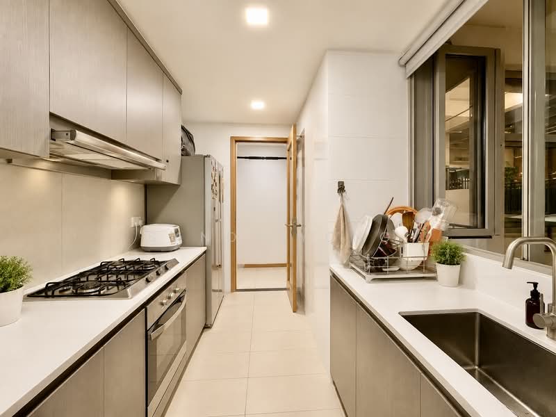 FLO Residence, Punggol Field Walk, 3 Bedrooms, 1,152 sqft, Condominium For Sale, by Sandy Yong, 500157072 - Kitchen - PropertyGuru.com.sg