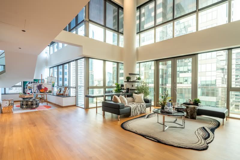 One Shenton, 1 Shenton Way, 5 Bedrooms, 6,674 sqft, Condominium For Sale, by Richard Jany, 500157073 - Living Room - PropertyGuru.com.sg