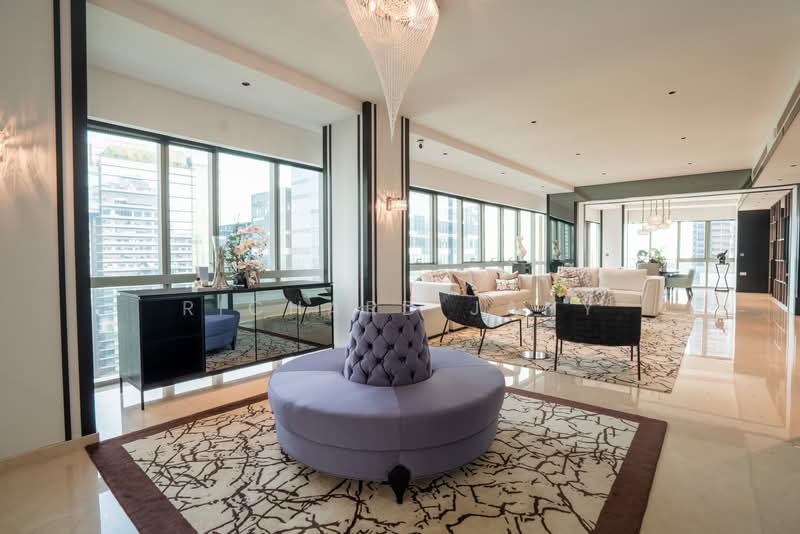 One Shenton, 1 Shenton Way, 5 Bedrooms, 6,674 sqft, Condominium For Sale, by Richard Jany, 500157073 - Living Room - PropertyGuru.com.sg