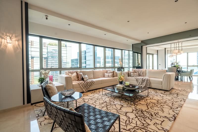One Shenton, 1 Shenton Way, 5 Bedrooms, 6,674 sqft, Condominium For Sale, by Richard Jany, 500157073 - Living Room - PropertyGuru.com.sg