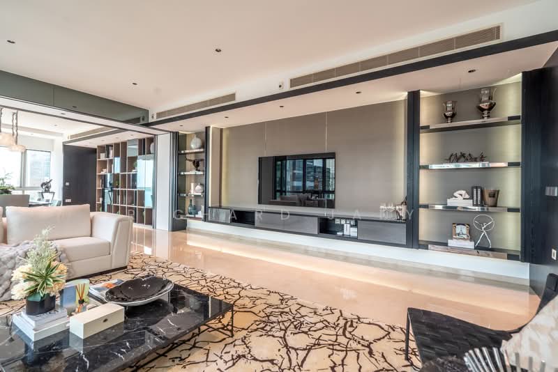One Shenton, 1 Shenton Way, 5 Bedrooms, 6,674 sqft, Condominium For Sale, by Richard Jany, 500157073 - Living Room - PropertyGuru.com.sg