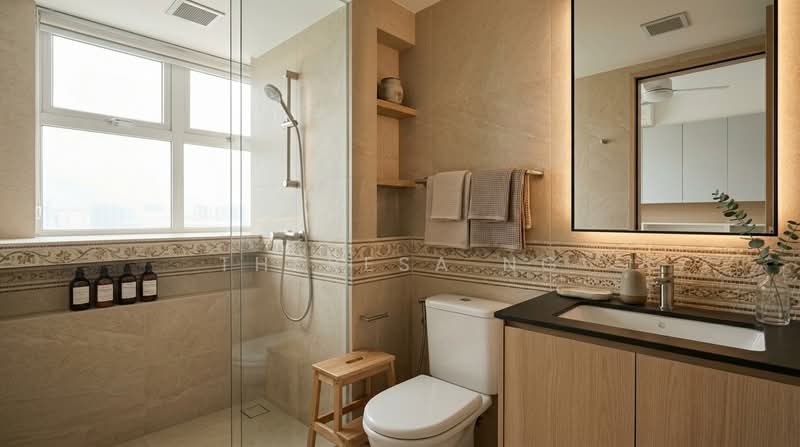 The Warren, 37 Choa Chu Kang Loop, 3 Bedrooms, 1,302 sqft, Apartment For Sale, by Theresa Ng, 500157088 - Bathroom - PropertyGuru.com.sg