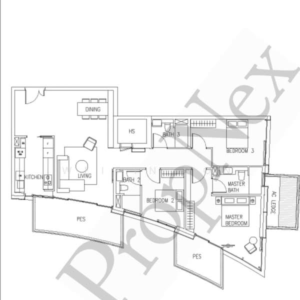 Corals at Keppel Bay, 9 Keppel Bay Drive, 3 Bedrooms, 1,593 sqft, Condominium For Sale, by WeiPin Oon, 500157100 - PropertyGuru.com.sg