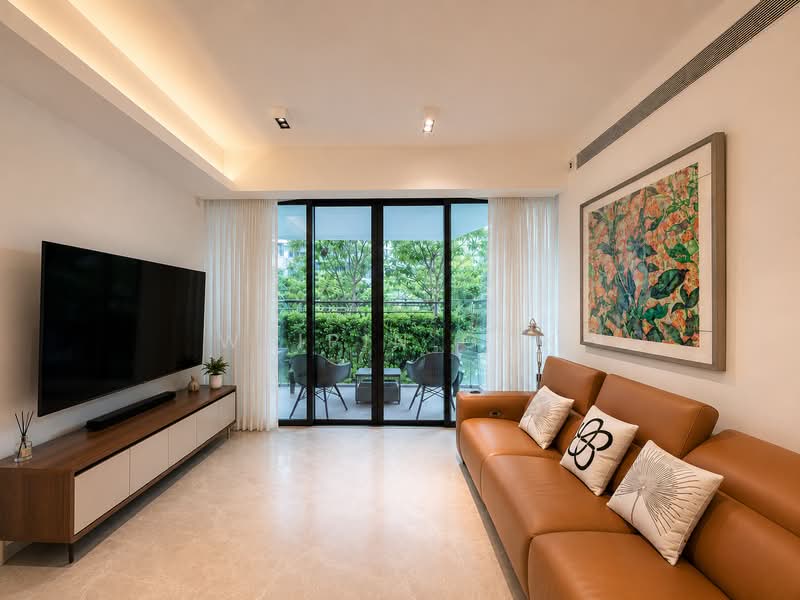 Corals at Keppel Bay, 9 Keppel Bay Drive, 3 Bedrooms, 1,593 sqft, Condominium For Sale, by WeiPin Oon, 500157100 - Living Room - PropertyGuru.com.sg