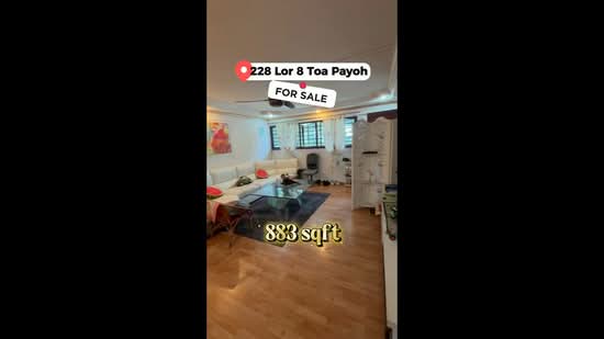 228 Lorong 8 Toa Payoh, 228 Lorong 8 Toa Payoh, 3 Bedrooms, 883 sqft, HDB Flat For Sale, by Desiree Leung, 500157114 - PropertyGuru.com.sg