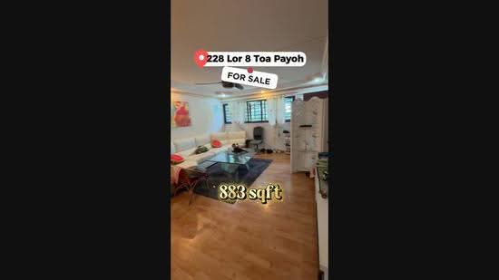 228 Lorong 8 Toa Payoh, 228 Lorong 8 Toa Payoh, Balestier / Toa Payoh, 3 Bedrooms, 883 sqft, HDB Flat For Sale, by Desiree Leung, 500157114 - PropertyGuru.com.sg