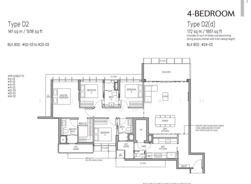 The Myst, 800 Upper Bukit Timah Road, 4 Bedrooms, 1,518 sqft, Condominium For Sale, by Kelly Tay Kailin 郑凯琳, 500157179 - PropertyGuru.com.sg