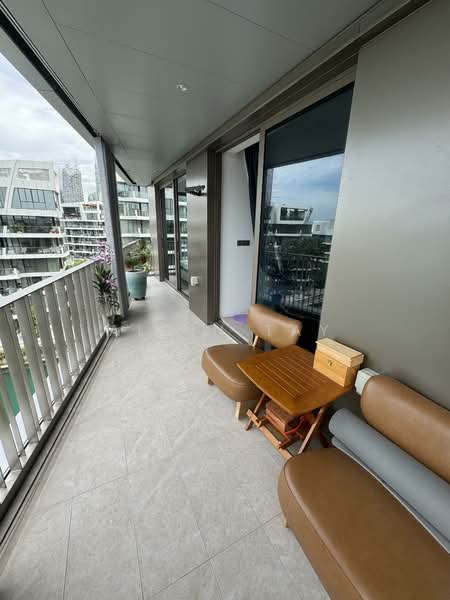The Reef at King's Dock, 2 Harbourfront Avenue, 3 Bedrooms, 1,249 sqft, Condominium For Sale, by Alvin Tay, 500157181 - Balcony - PropertyGuru.com.sg