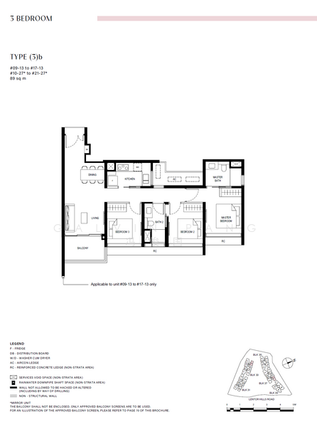 Lentor Hills Residences, Lentor Hills Road (Parcel A), Ang Mo Kio, 3 Bedrooms, 958 sqft, Apartment For Sale, by Galvin Pang 冯俊国, 500157230 - PropertyGuru.com.sg