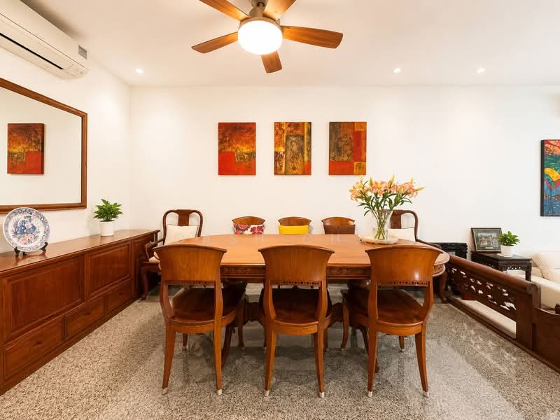 ✅ Beautifully Renovated Inter Terrace in Woodlands, Woodlands Ave 1 / Ashwood Grove / Woodgrove Walk, 4 Bedrooms, 2,500 sqft, Terraced House For Sale, by Joash Chan, 500157232 - Dining Room - PropertyGuru.com.sg