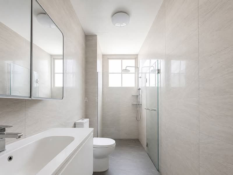 ✅ Beautifully Renovated Inter Terrace in Woodlands, Woodlands Ave 1 / Ashwood Grove / Woodgrove Walk, 4 Bedrooms, 2,500 sqft, Terraced House For Sale, by Joash Chan, 500157232 - Bathroom - PropertyGuru.com.sg