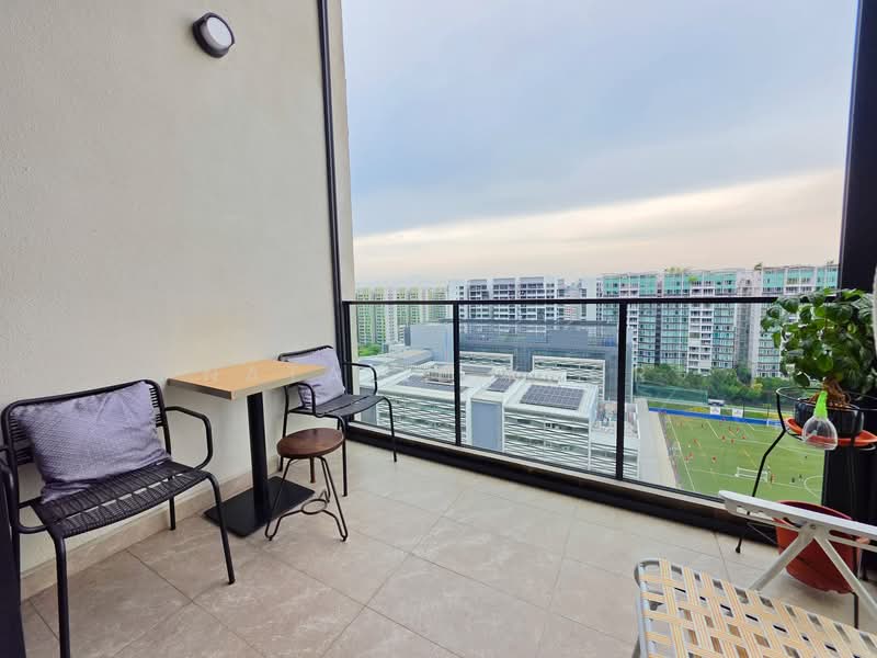 Park Colonial, 10 Woodleigh Lane, 3 Bedrooms, 1,195 sqft, Condominium For Sale, by Natalie Khor, 500157237 - Balcony - PropertyGuru.com.sg