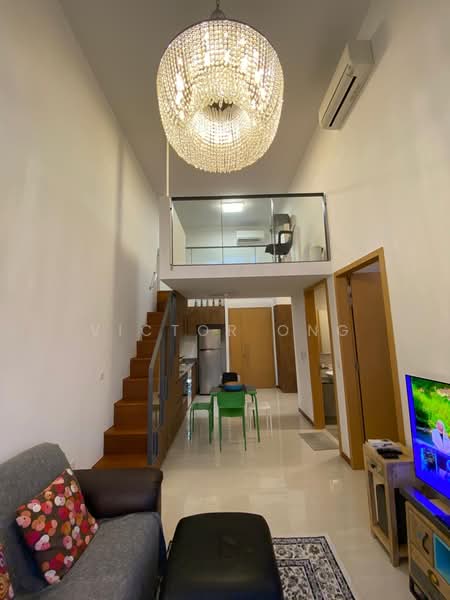 Pollen & Bleu, 15 Farrer Drive, 1 Bedroom, 700 sqft, Condominium For Rent, by Victor Ong, 500157256 - Living Room - PropertyGuru.com.sg