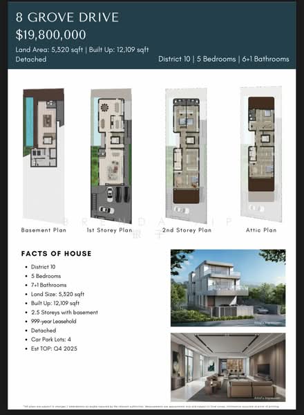 Beautiful Brand New Detached in Holland, with lift and pool, 1km to Henry Park, , 5 Bedrooms, 12,110 sqft, Bungalow House For Sale, by Brenda Yip 银子, 500157286 - PropertyGuru.com.sg