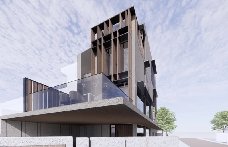 Brand new corner terrace District 13, Jalan Mesra Jalan Setia Macpherson, 6 Bedrooms, 4,620 sqft, Corner Terrace For Sale, by Ivor Tan, 500157304 - Exterior - PropertyGuru.com.sg