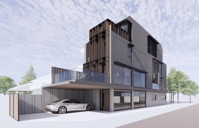 Brand new corner terrace District 13, Jalan Mesra Jalan Setia Macpherson, 6 Bedrooms, 4,620 sqft, Corner Terrace For Sale, by Ivor Tan, 500157304 - Exterior - PropertyGuru.com.sg