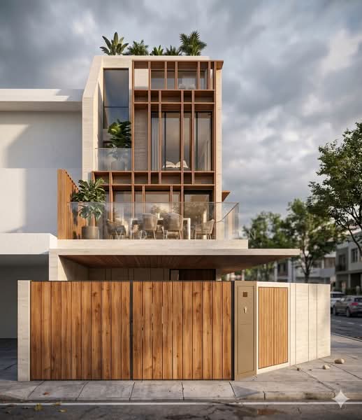 Brand new corner terrace District 13, Jalan Mesra Jalan Setia Macpherson, 6 Bedrooms, 4,620 sqft, Corner Terrace For Sale, by Ivor Tan, 500157304 - Exterior - PropertyGuru.com.sg