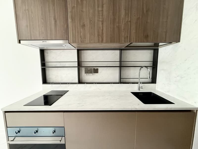 Sceneca Residence, Tanah Merah Kechil Link, 1 Bedroom, 463 sqft, Condominium For Rent, by Vivian Khor, 500157428 - Kitchen - PropertyGuru.com.sg