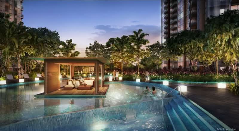 Waterbay, 45A Edgefield Plains, 3 Bedrooms, 1,098 sqft, Executive Condominium For Sale, by Jeremy Wang, 500157446 - Pool - PropertyGuru.com.sg