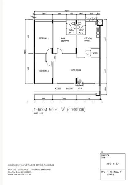 270 Bangkit Road, 270 Bangkit Road, 3 Bedrooms, 1,119 sqft, HDB Flat For Sale, by Jason Chua, 500157456 - PropertyGuru.com.sg
