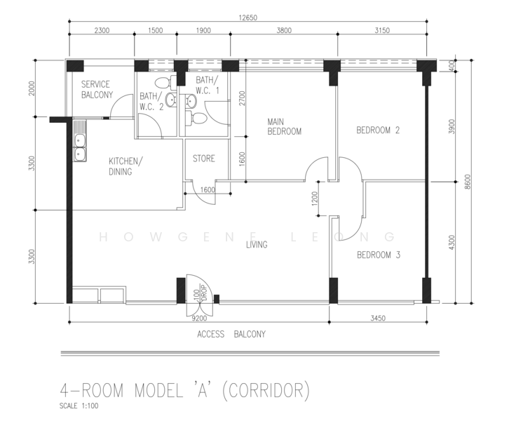 617 Choa Chu Kang North 7, 617 Choa Chu Kang North 7, 3 Bedrooms, 1,152 sqft, HDB Flat For Sale, by Howgene Leong, 500157505 - PropertyGuru.com.sg
