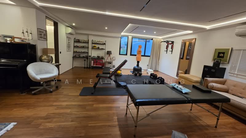 DESIGNER SHOWPIECE ⭐️ SELETAR HILLS ⭐️ ELEVATED SEMID ⭐️ POOL LIFT ☎️ PAM 90228600, Jalan Jarak/ Seletar Hills, 9 Bedrooms, 9,000 sqft, Semi-Detached House For Sale, by Pamela Chong, 500157541 - Gym - PropertyGuru.com.sg