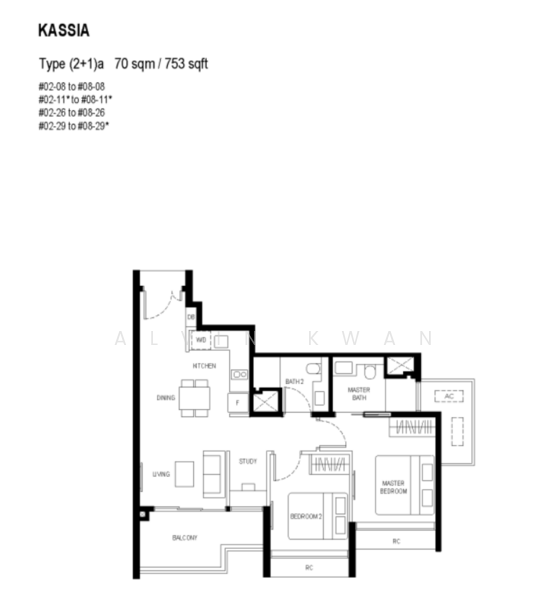 Kassia, 31 Flora Drive, 2 Bedrooms, 753 sqft, Condominium For Sale, by Alvin Kwan, 500157586 - PropertyGuru.com.sg