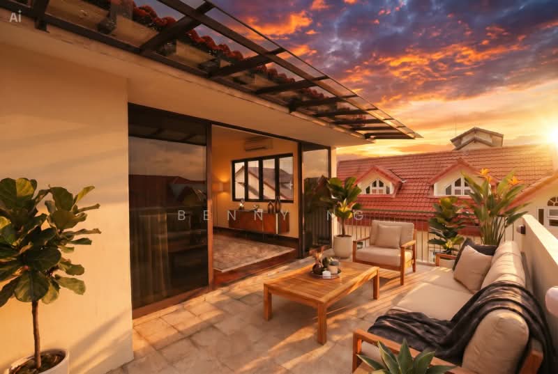 Serangoon Garden Estate, Serangoon Garden Way, 5 Bedrooms, 4,500 sqft, Semi-Detached House For Rent, by Benny Ng, 500157605 - Roof Terrace - PropertyGuru.com.sg