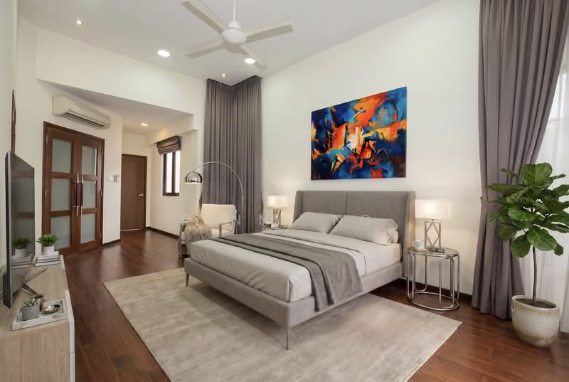 Serangoon Garden Estate, Serangoon Garden Way, 5 Bedrooms, 4,500 sqft, Semi-Detached House For Rent, by Benny Ng, 500157605 - Master Bedroom - PropertyGuru.com.sg