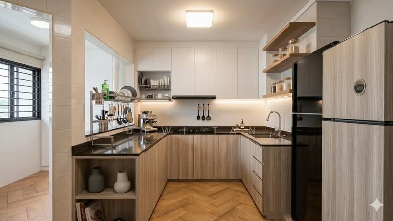 189C Rivervale Drive, 189C Rivervale Drive, 4 Bedrooms, 1,410 sqft, HDB Flat For Sale, by Dewi Tan, 500157669 - Kitchen - PropertyGuru.com.sg
