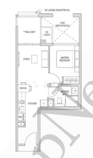 Mayfair Modern, 6 Rifle Range Road, 1 Bedroom, 506 sqft, Condominium For Sale, by Ken Bong 黄慧锋, 500157681 - PropertyGuru.com.sg