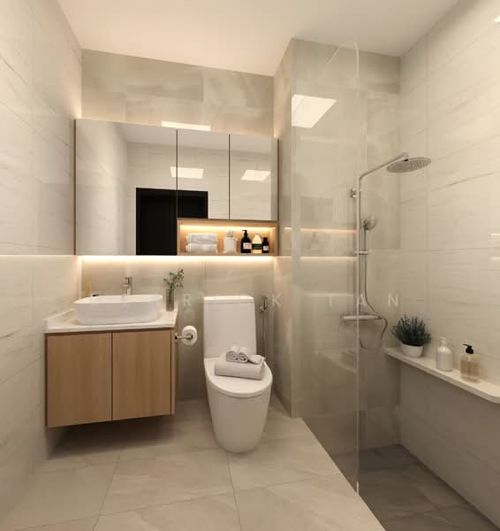 Euhabitat, 332 Jalan Eunos, 1 Bedroom, 517 sqft, Condominium For Sale, by Derrick Tan, 500157724 - Bathroom - PropertyGuru.com.sg