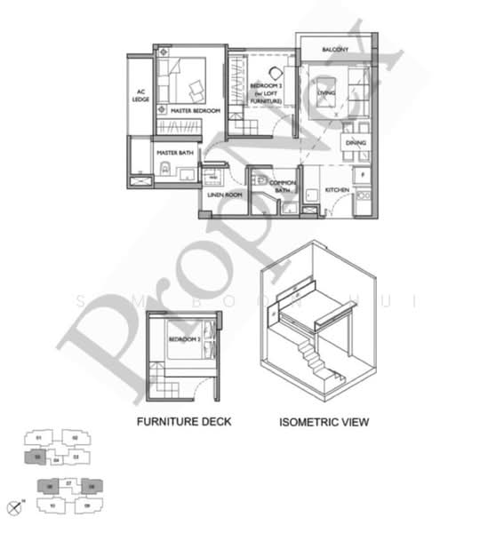 The Asana, 17 Queen's Road, 2 Bedrooms, 764 sqft, Condominium For Rent, by Sim Boon Hui, 500157737 - PropertyGuru.com.sg