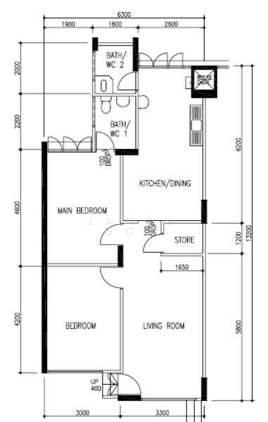 117 Yishun Ring Road, 117 Yishun Ring Road, 2 Bedrooms, 797 sqft, HDB Flat For Sale, by James Goh, 500157765 - PropertyGuru.com.sg