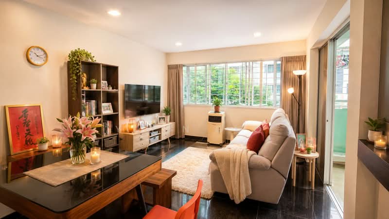 836 Yishun Street 81, 836 Yishun Street 81, 4 Bedrooms, 1,572 sqft, HDB Flat For Sale, by Yulin Guo, 500157797 - Living Room - PropertyGuru.com.sg