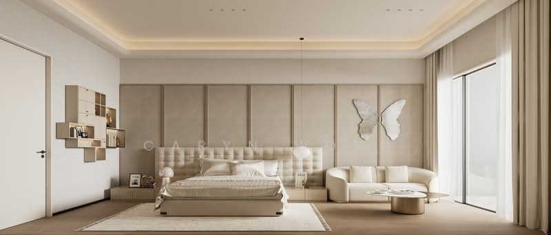 ❤️GIANT⚡️Brand New Inter-Terrace w Double Ceiling Height in the Living Room, Hillview Crescent/ Hillview Drive/ Hillview Gardens, 6 Bedrooms, 7,240 sqft, Terraced House For Sale, by Caryn Wong, 500157818 - Bedroom - PropertyGuru.com.sg