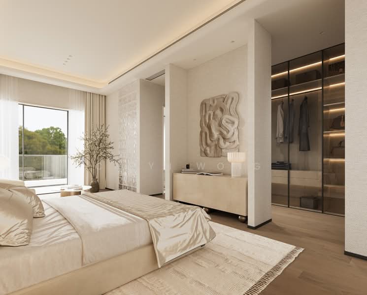 ❤️GIANT⚡️Brand New Inter-Terrace w Double Ceiling Height in the Living Room, Hillview Crescent/ Hillview Drive/ Hillview Gardens, 6 Bedrooms, 7,240 sqft, Terraced House For Sale, by Caryn Wong, 500157818 - Bedroom - PropertyGuru.com.sg