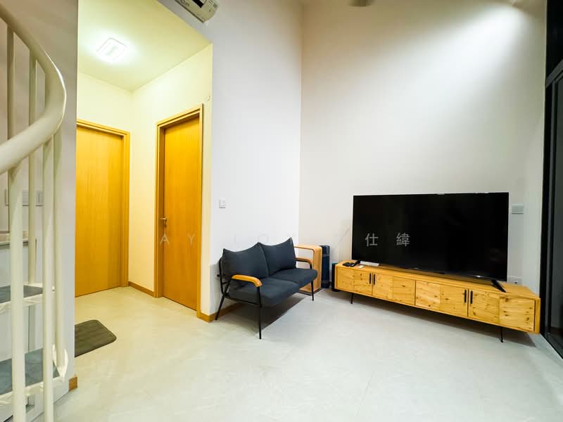 The Antares, 19 Mattar Road, 3 Bedrooms, 883 sqft, Condominium For Sale, by Jay Loy 黎仕緯, 500157920 - Spacious Living Room High Volume Ceiling - PropertyGuru.com.sg