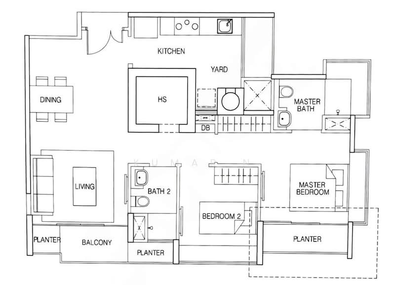 The Estuary @ Yishun, 87 Yishun Avenue 1, 2 Bedrooms, 904 sqft, Condominium For Sale, by Kumar N, 500157923 - PropertyGuru.com.sg