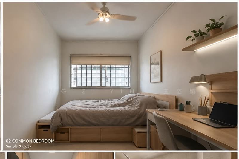 492C Tampines Street 45, 492C Tampines Street 45, 3 Bedrooms, 1,323 sqft, HDB Flat For Sale, by Ong Zi Ying 王姿穎, 500157979 - ID impression common Bedroom - PropertyGuru.com.sg